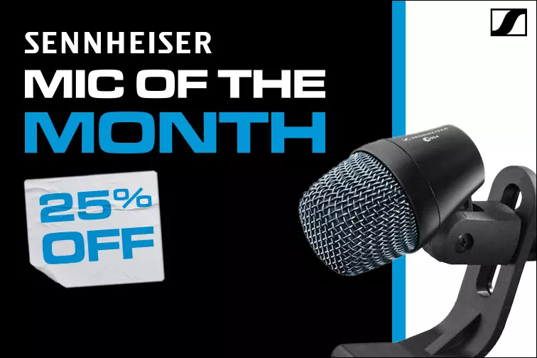 Get 25% off the Sennheiser Mic of the Month